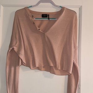 pink sweater top